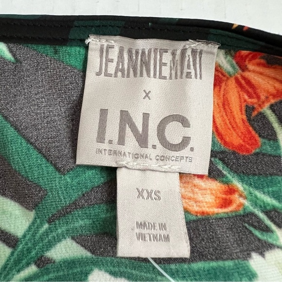 NWT Jeannie Mai X INC Foral Printed Open Front Duster Kimono Robe SZ XXS-Small - Picture 5 of 7
